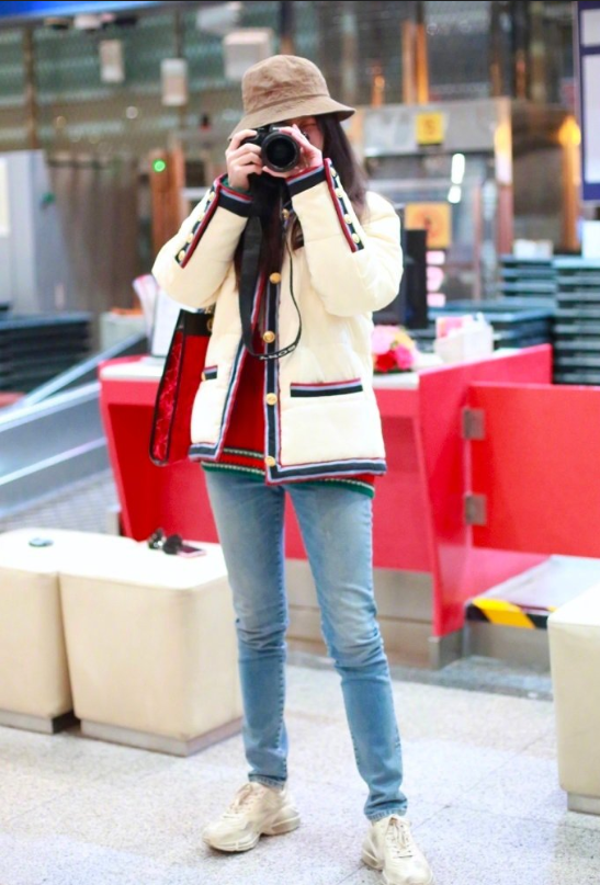 文艺女青年倪妮机场街拍图片 9