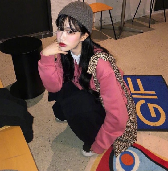 小个子女生的复古休闲穿衣搭配参考 7