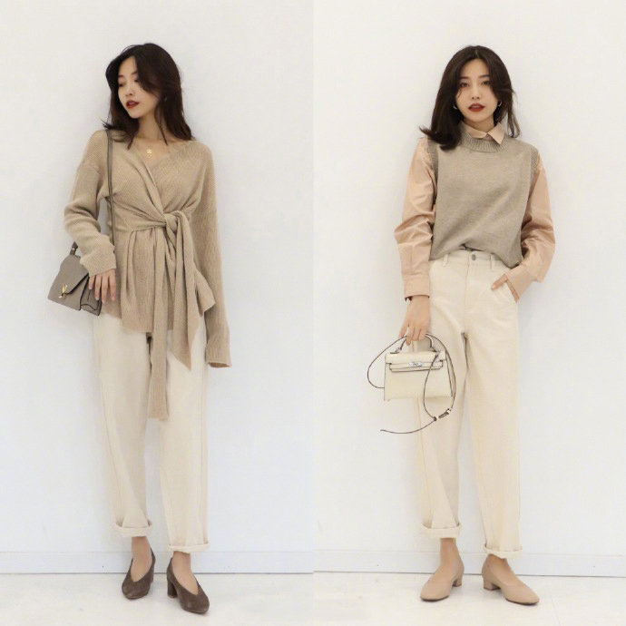 温柔感早春搭配LOOK！配色简单又舒服 4