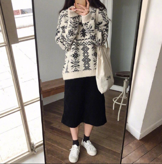 甜美乖巧的学生妹休闲穿搭参考 7