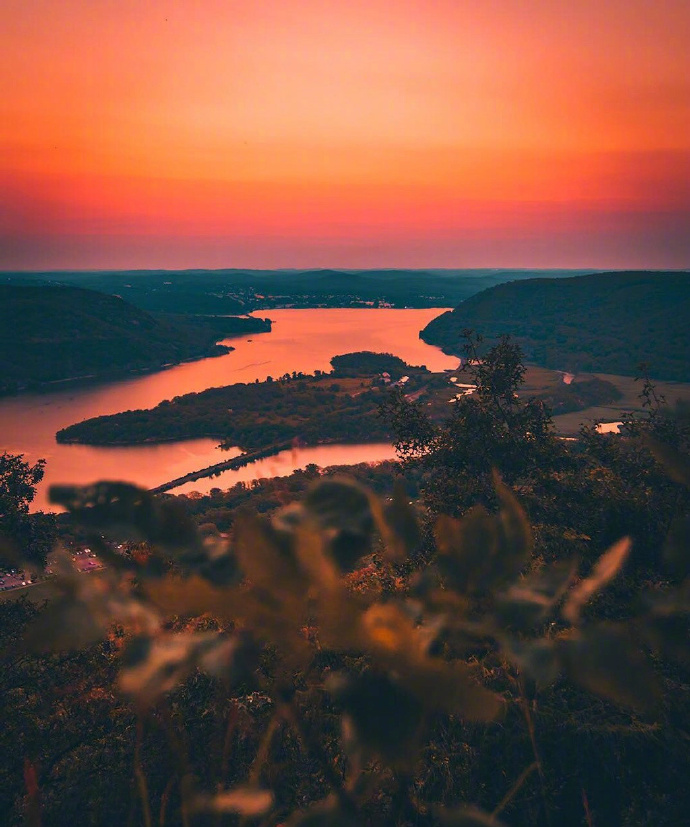 唯美意境海边夕阳图片 5