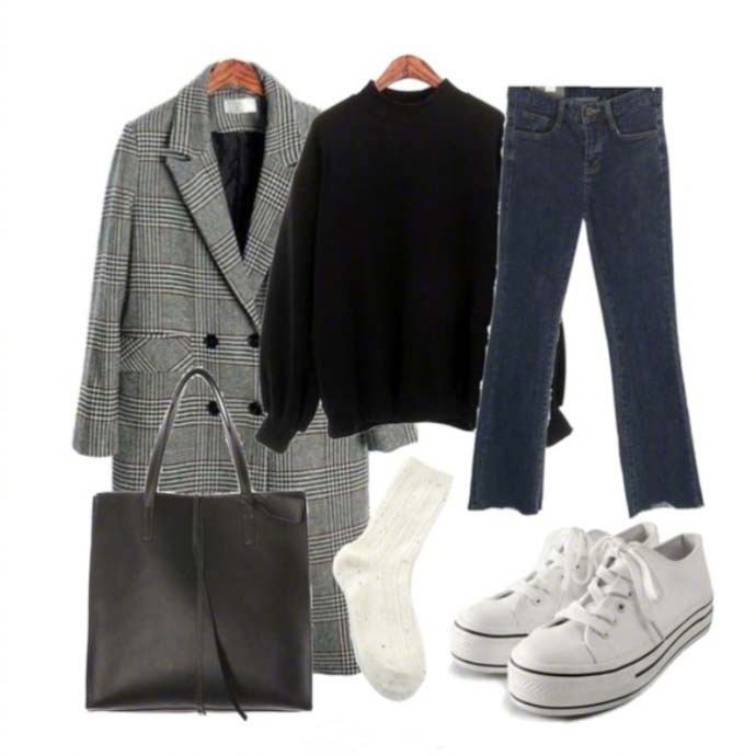 好看又保暖的层叠穿搭配LOOK 4