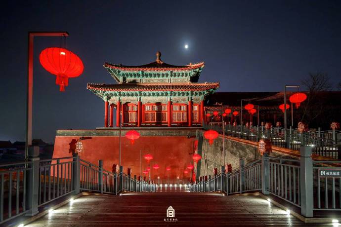 故宫紫禁城上元节美景图片