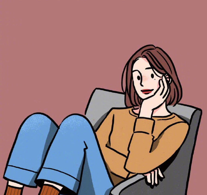 插画师画笔下的精致女孩头像图片