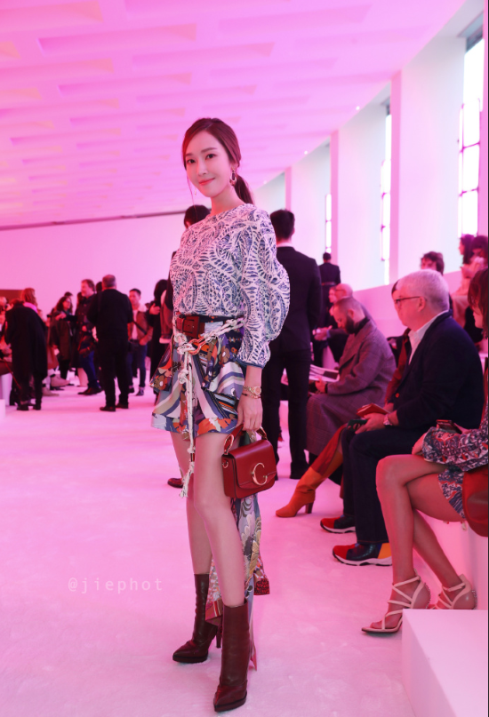 韩国美女图片 女星Jessica郑秀妍巴黎时装周图片 9