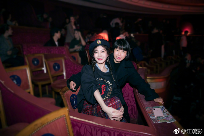 美腿美女明星江疏影复古图片 3