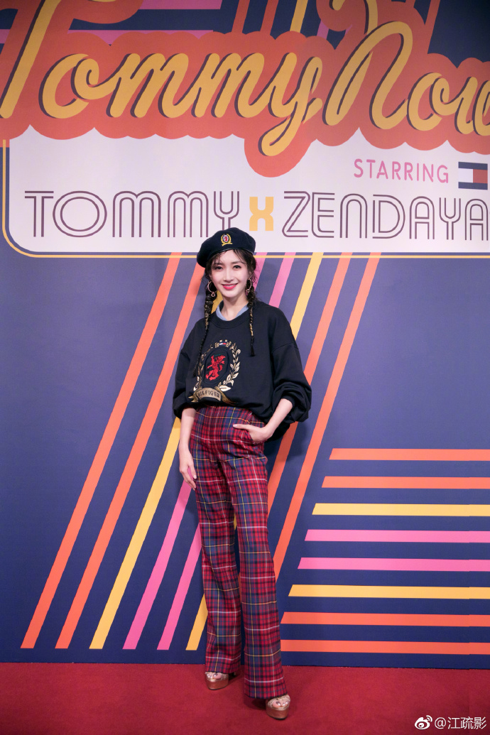 美腿美女明星江疏影复古图片 6