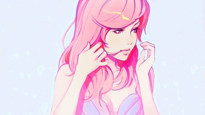 俄罗斯插画师Ilya Kuvshinov可爱的少女肖像插画头像