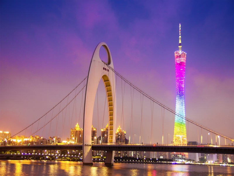 夜景广州塔图片