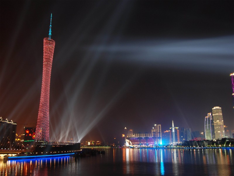 夜景广州塔图片 2