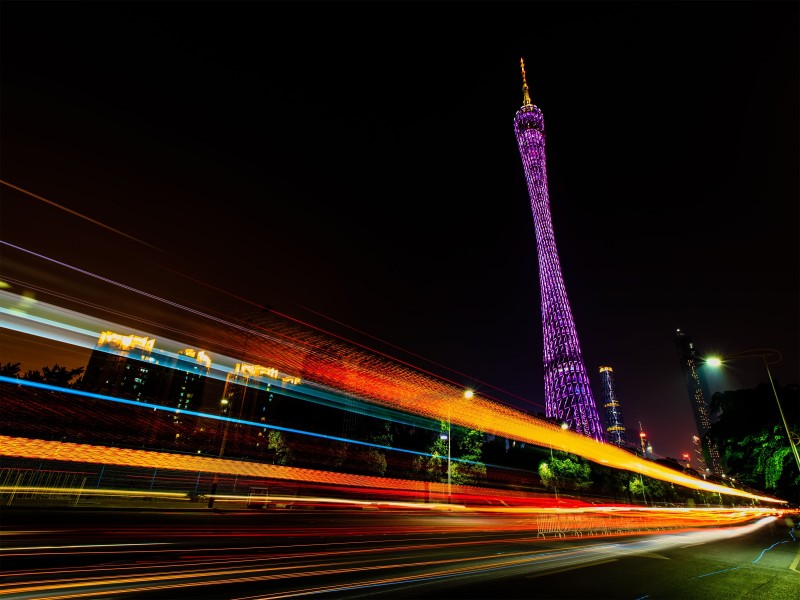 夜景广州塔图片 3