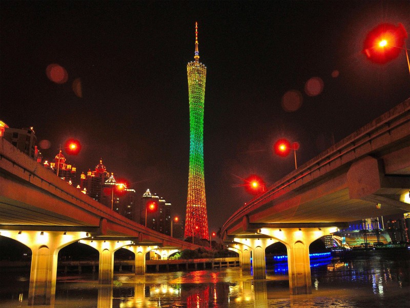 夜景广州塔图片 7