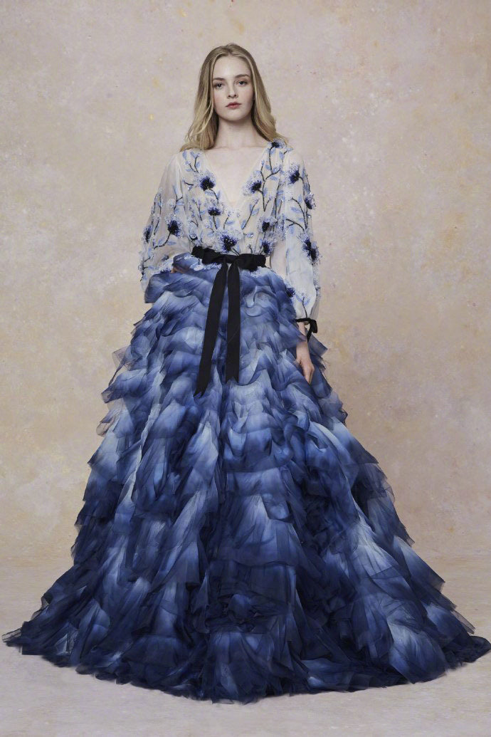 2019 Marchesa的浪漫仙裙婚纱礼服图片 8