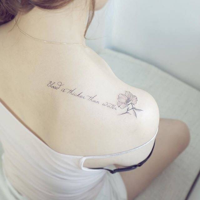 女生创意小纹身图案