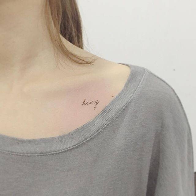 女生创意小纹身图案
