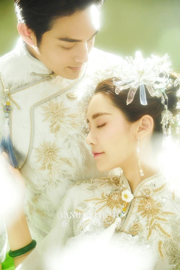 中国风儒雅婚纱图片