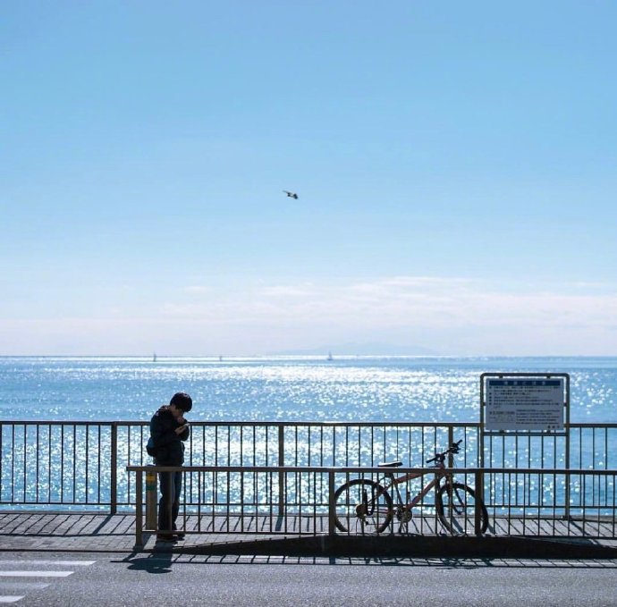镰仓的大海风景图片