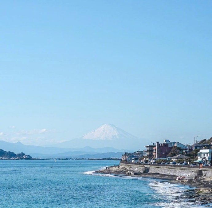 镰仓的大海风景图片 6