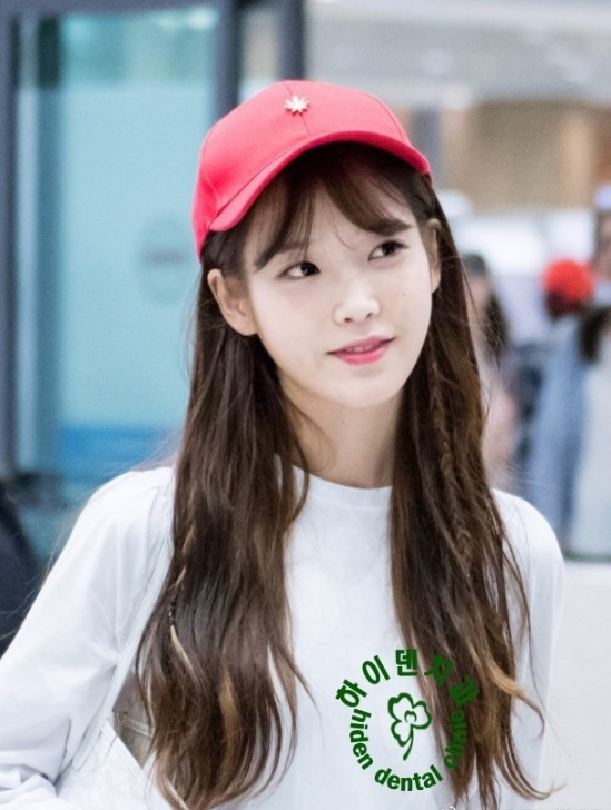 韩国美女小仙女iu李知恩帽子造型图片 3