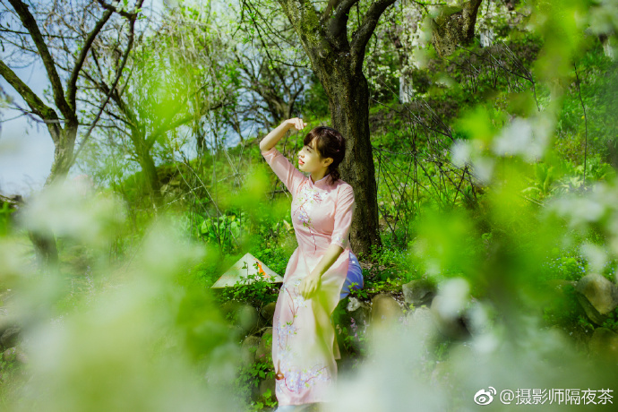民国造型旗袍美女图片 7