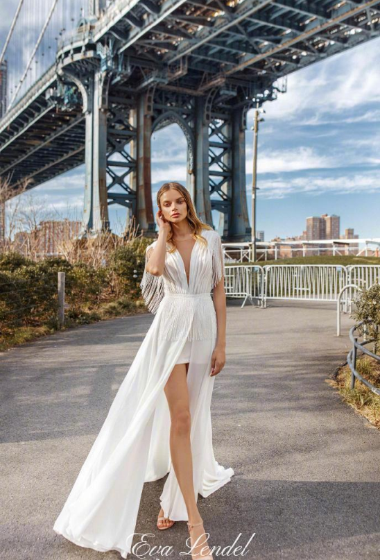 超好看的嫁衣婚纱图片 9