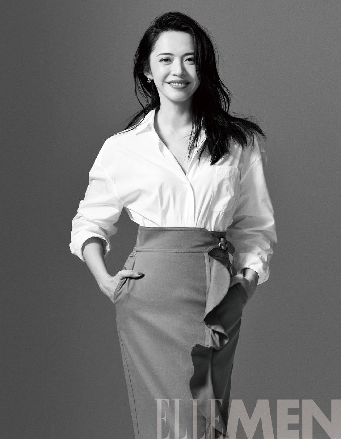 内地女演员姚晨登《ELLEMEN》四月刊封面图片 4