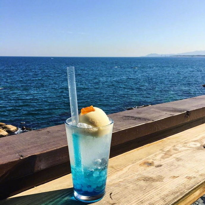 网红冰饮大海苏打水图片 3