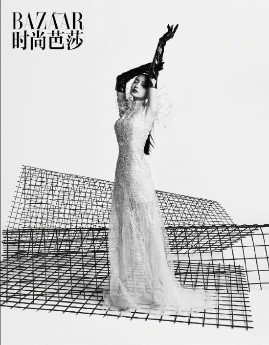 香港美女图片 女明星angelababy《时尚芭莎》封面图 5