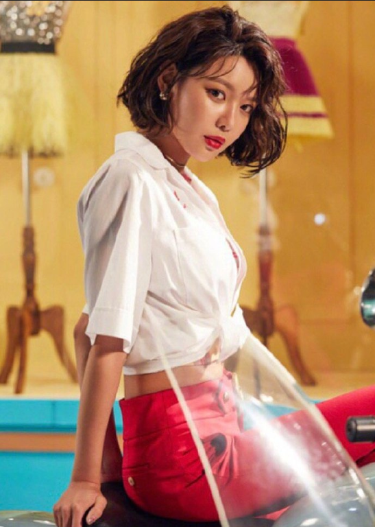 韩国女团少女时代崔秀英短发图片 3