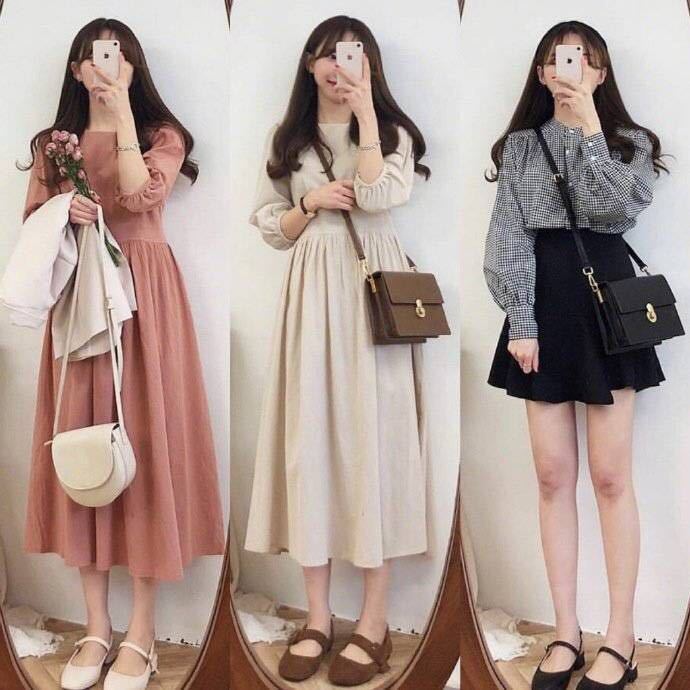 超爱的春季服装搭配图片