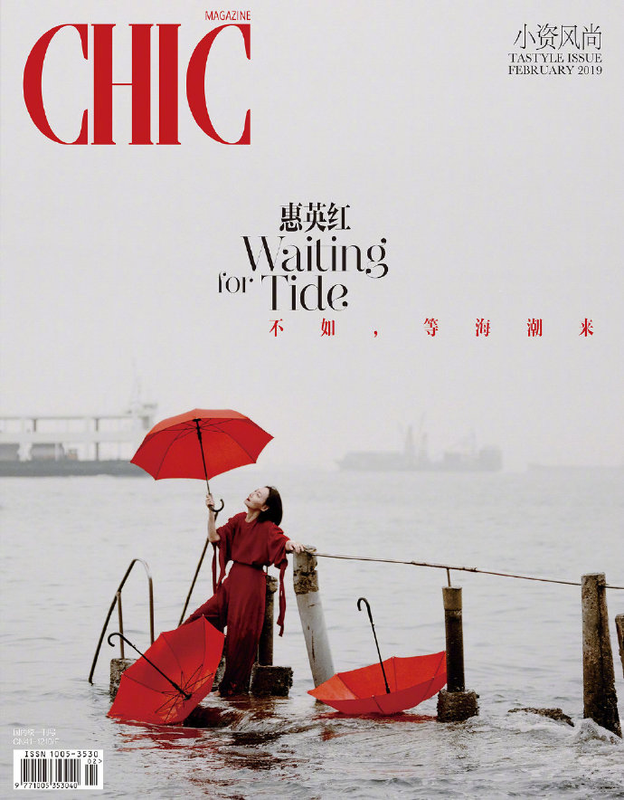 香港美女明星惠英红红色封面图片 9