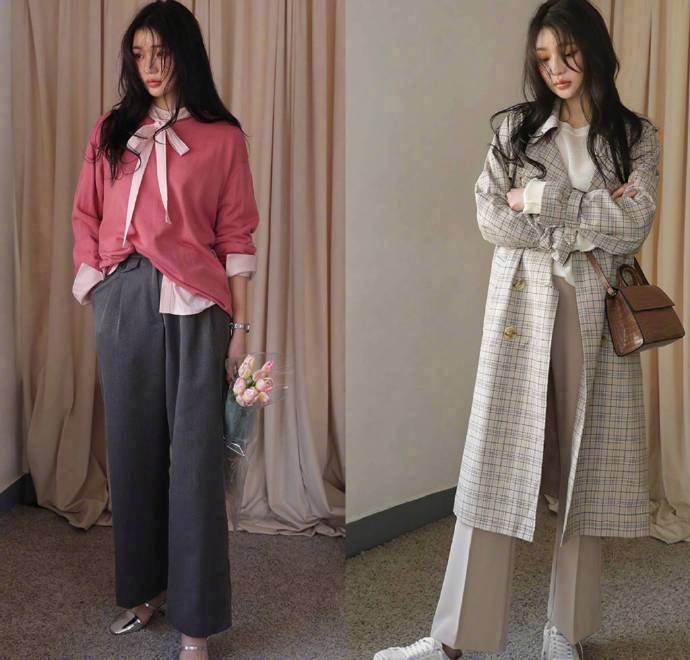 甜美休闲风韩国服装搭配参考 4
