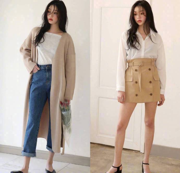 甜美休闲风韩国服装搭配参考 6