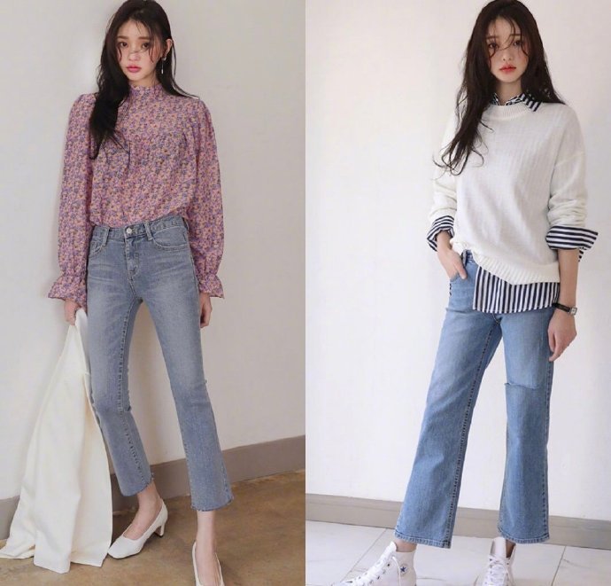 甜美休闲风韩国服装搭配参考 7