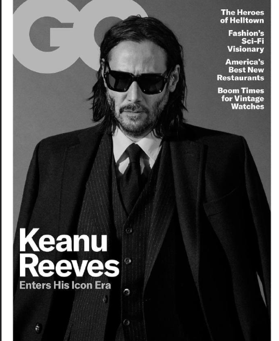 欧美男星基努&middot;里维斯《GQ》新刊封面图片