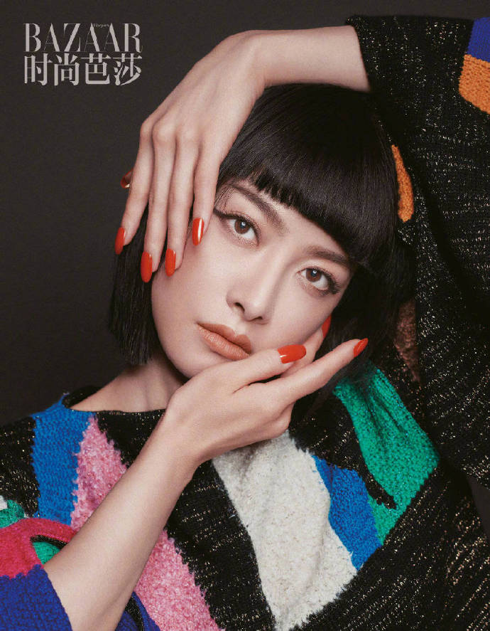 山东美女明星宋茜埃及艳后造型《时尚芭莎》封 2