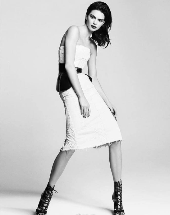 网红名模肯豆Kendall Jenner俄罗斯版《VOGUE》封面图 3