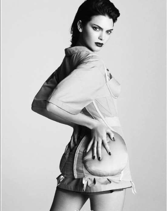 网红名模肯豆Kendall Jenner俄罗斯版《VOGUE》封面图 5