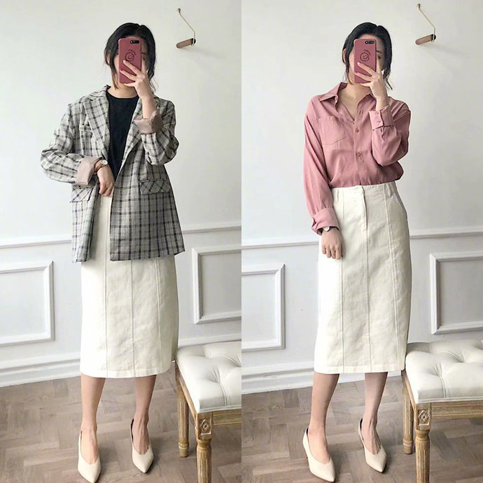 清新活力感十足的通勤穿搭舒服又养眼图片 7