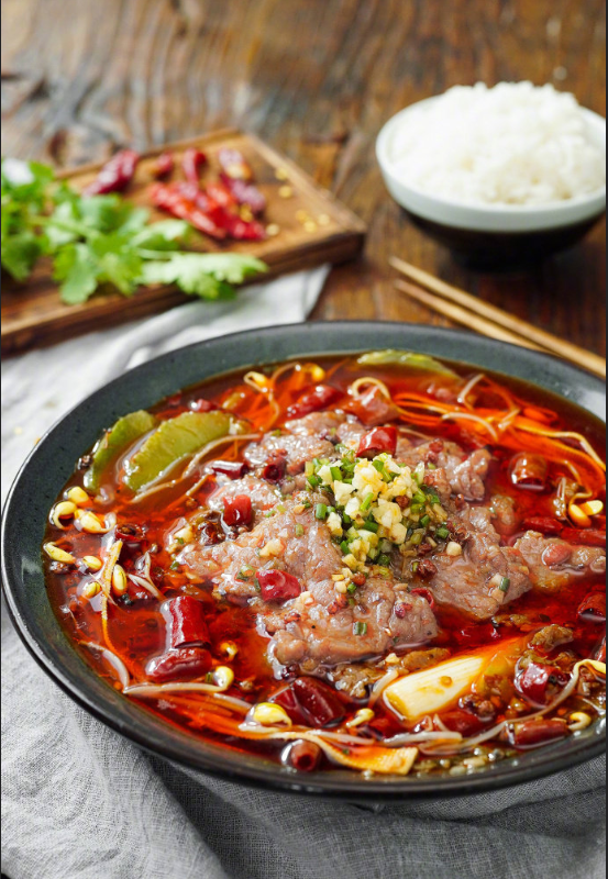 嫩滑麻辣的水煮牛肉的做法大全