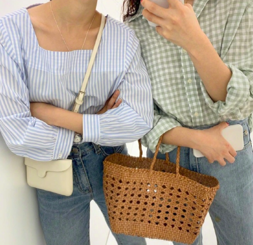 日常韩风随性春季服装搭配图片 7