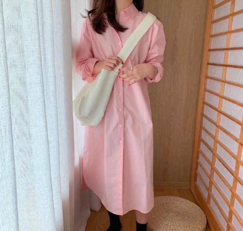 日常韩风随性春季服装搭配图片 9