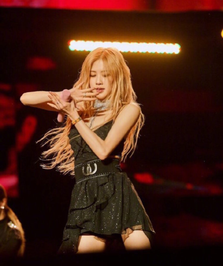 韩国美女组合Blackpink朴彩英Rose游玩图片 4