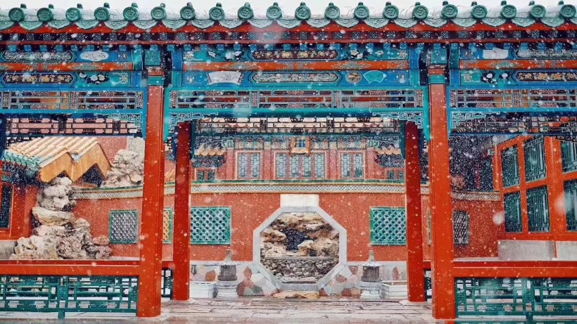 故宫雪景图片 8