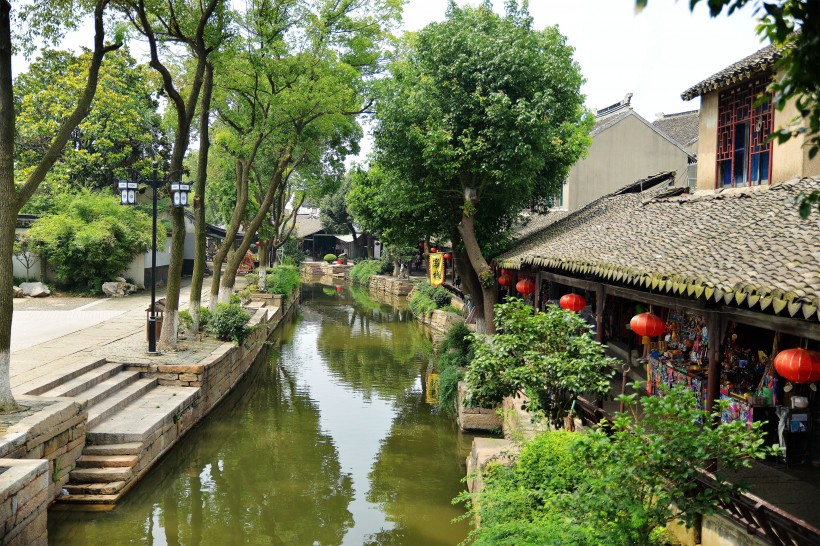 江苏甪直古镇风景图片 4