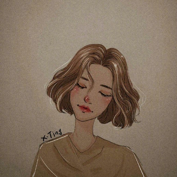 漫画微信头像女图片 3