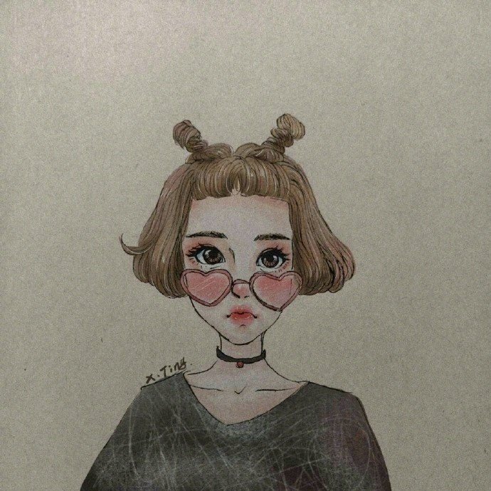 漫画微信头像女图片 5
