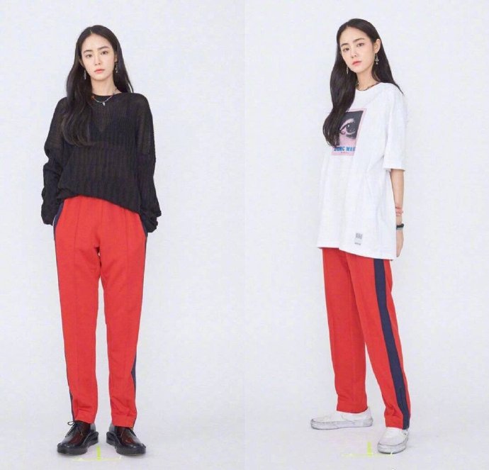 高个子美女图片 酷女孩穿衣搭配图片 2