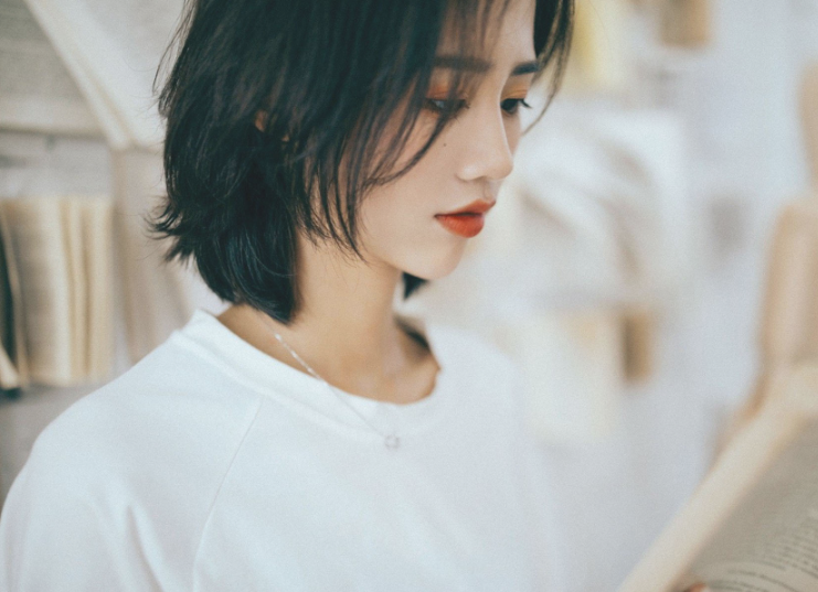清纯文艺美女图片 6