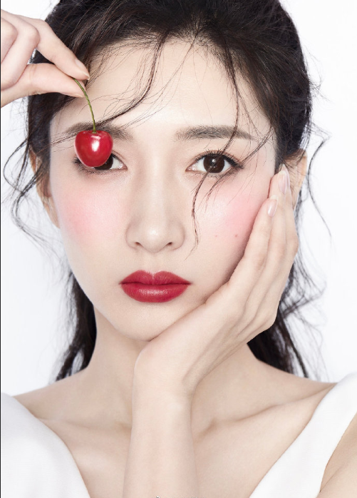 上海美女图片 女演员江疏影夏日樱桃妆图片 2
